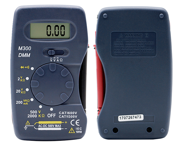 M300 Best Price Unit Digital Handheld Multimeter Testing Tool