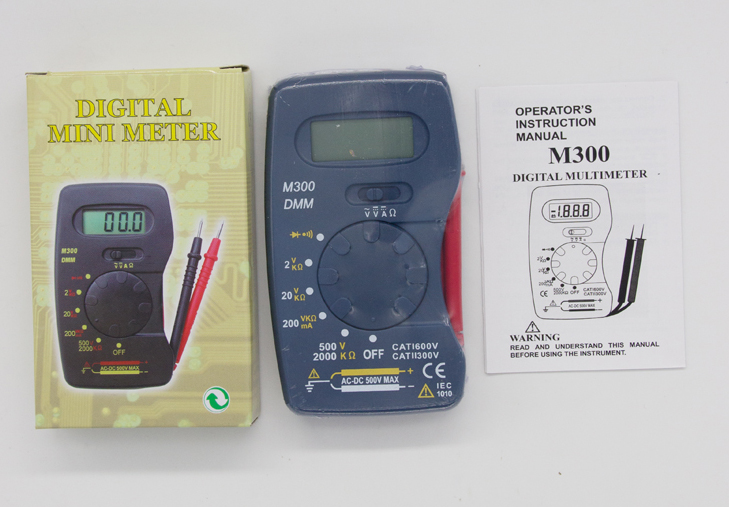 M300 Best Price Unit Digital Handheld Multimeter Testing Tool